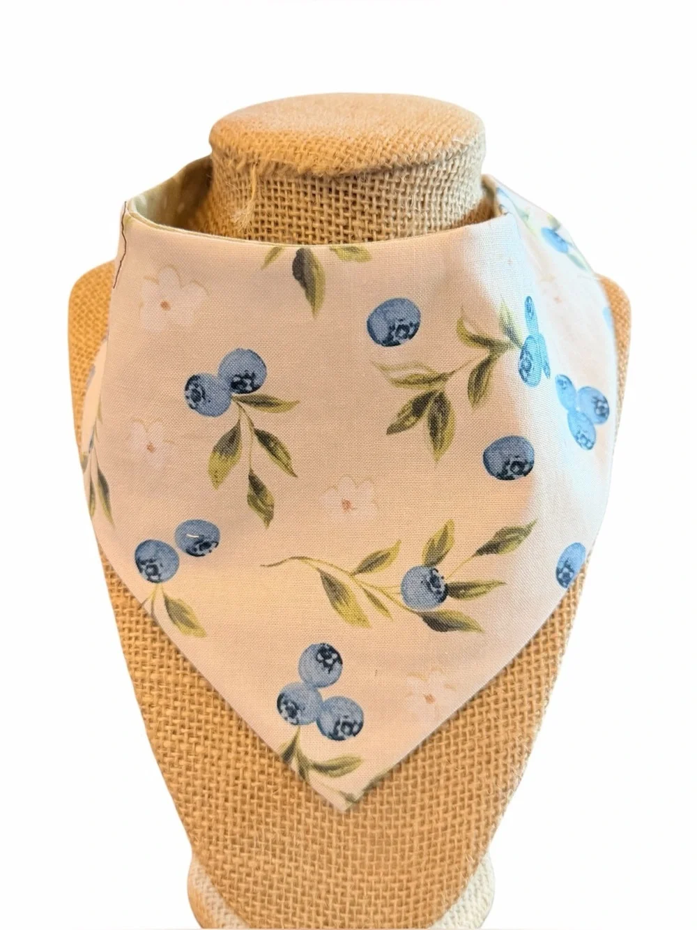Handmade Reversible Tie-On Dog Bandana